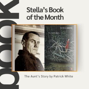 Book review image with Stella's Book of the Month